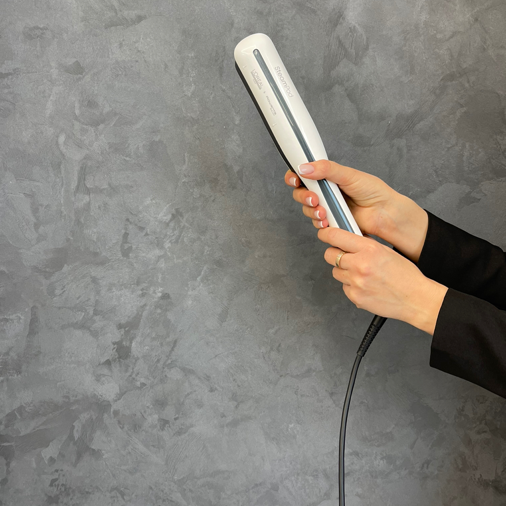 Укладка STEAMPOD - выпрямление паровым утяжком