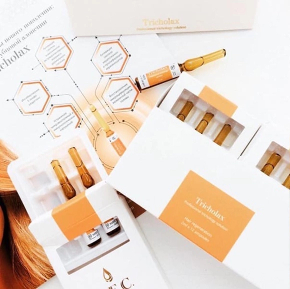 Мезотерапия волосистой части головы препаратом Tricholax