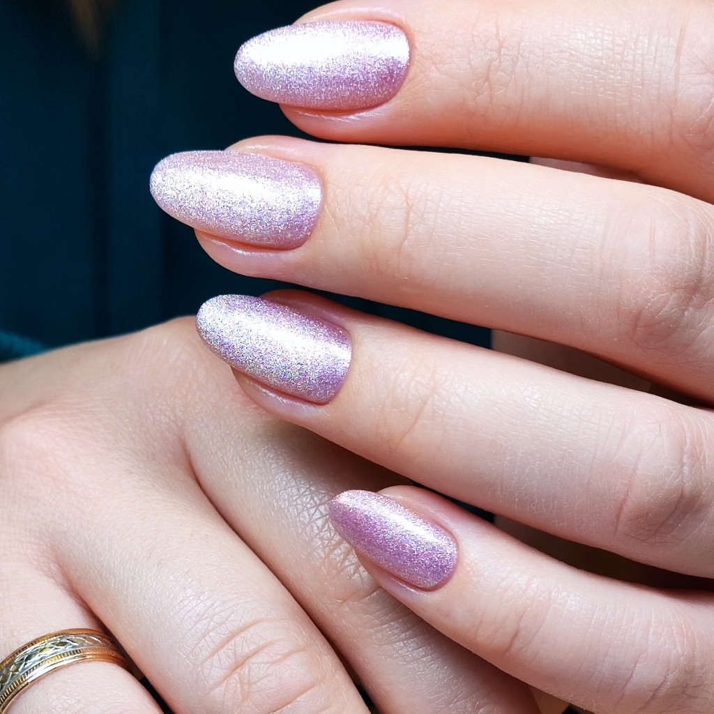 Маникюр с  гелевым укреплением // maniküür gellakiga + küünte tugevdamisega