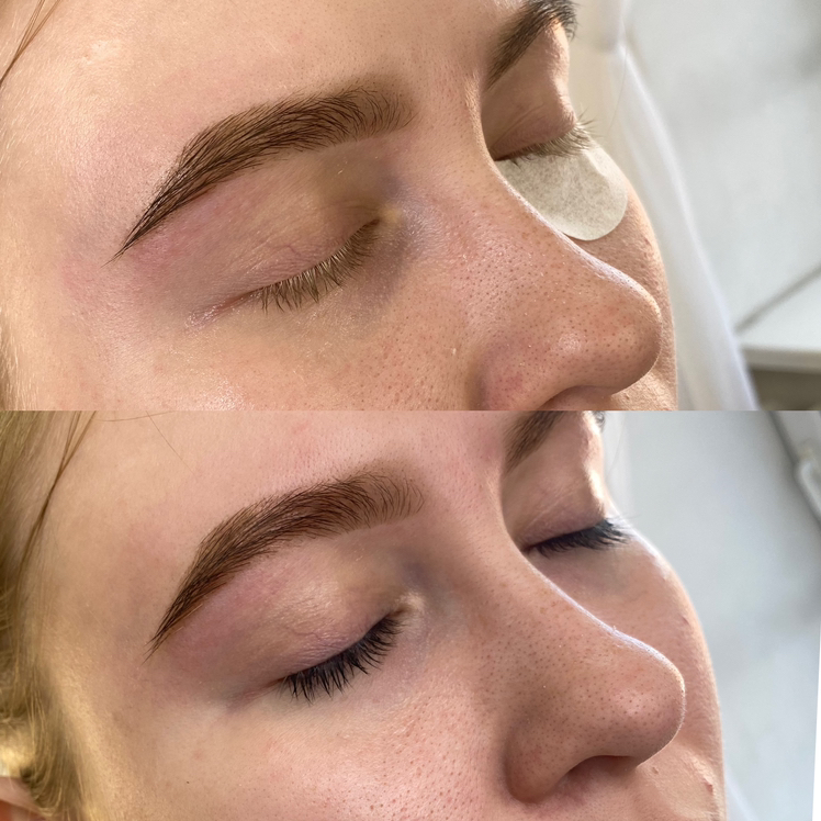 Окрашивание ресниц краской