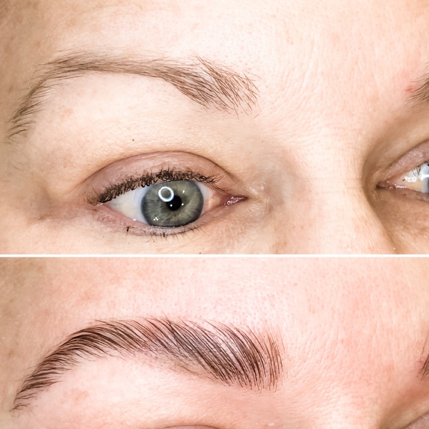 Долговременная укладка бровей