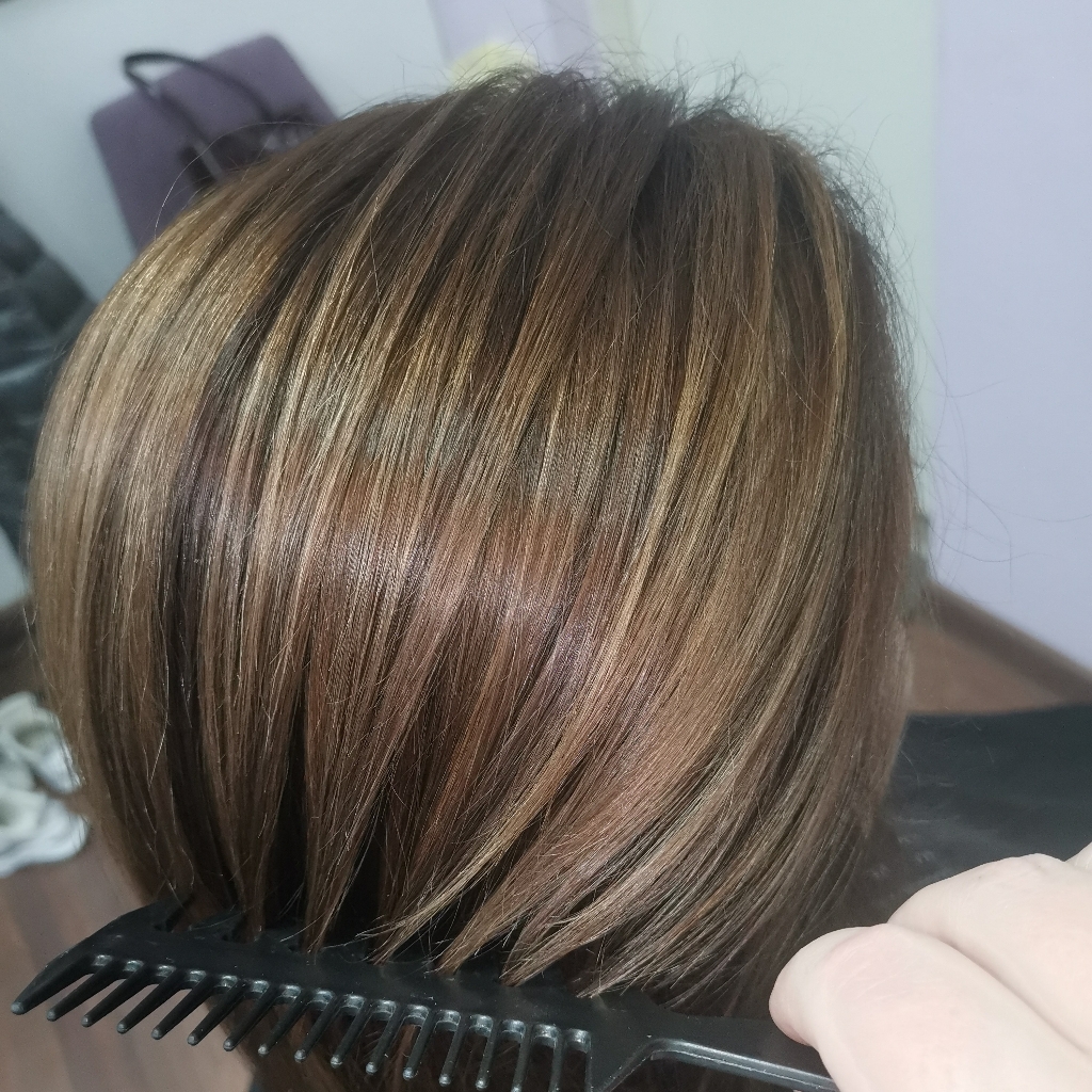 Мелирование средняя длина