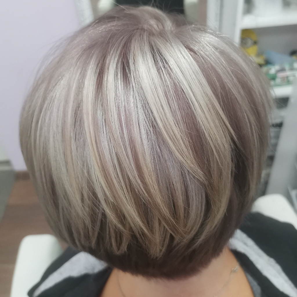 Мелирование на короткие волосы