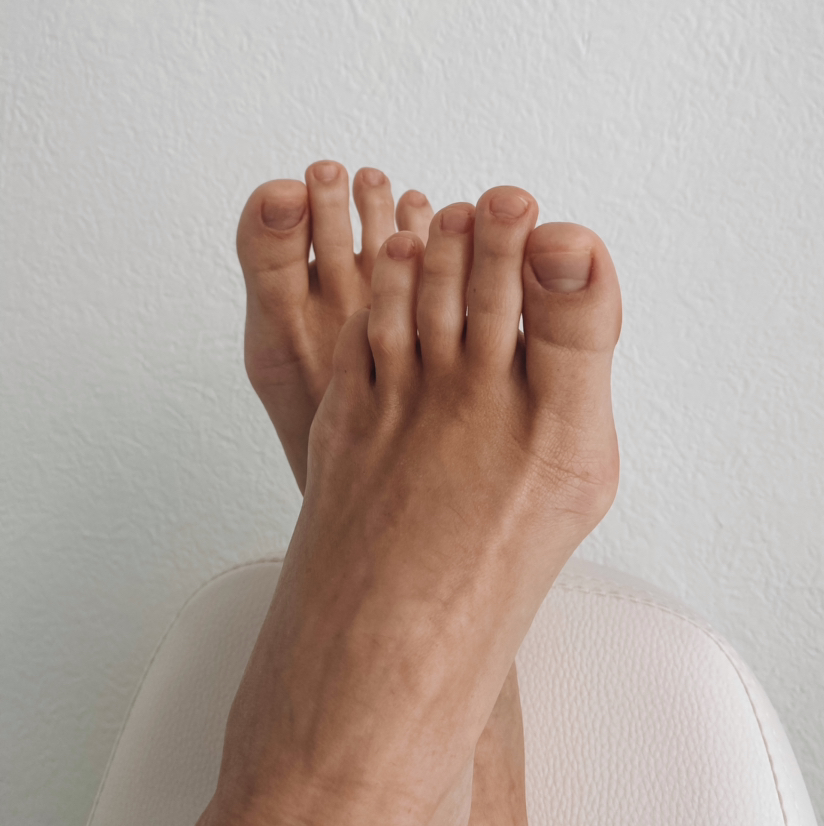 Обработка стопы и пальцев