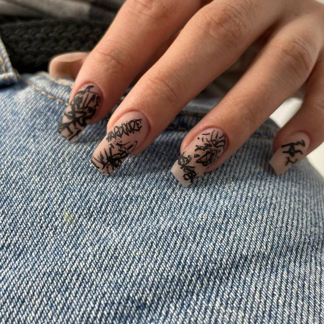 Коррекция наращенных ногтей