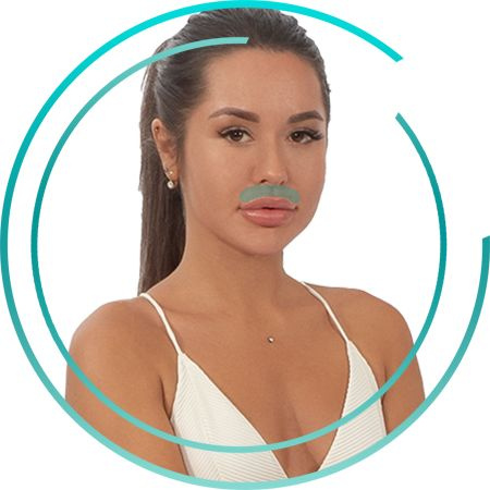 Верхняя губа (область над верхней губой)