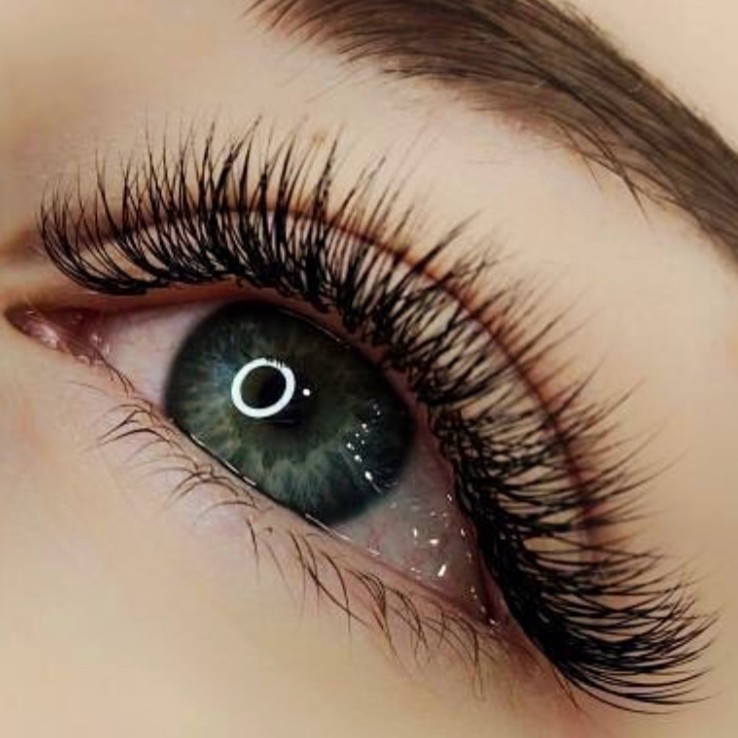 наращивание ресниц 1.5D