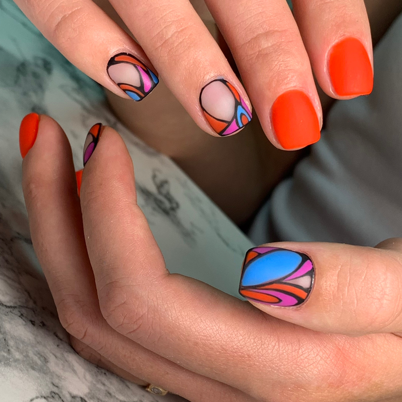 Маникю+гель лак