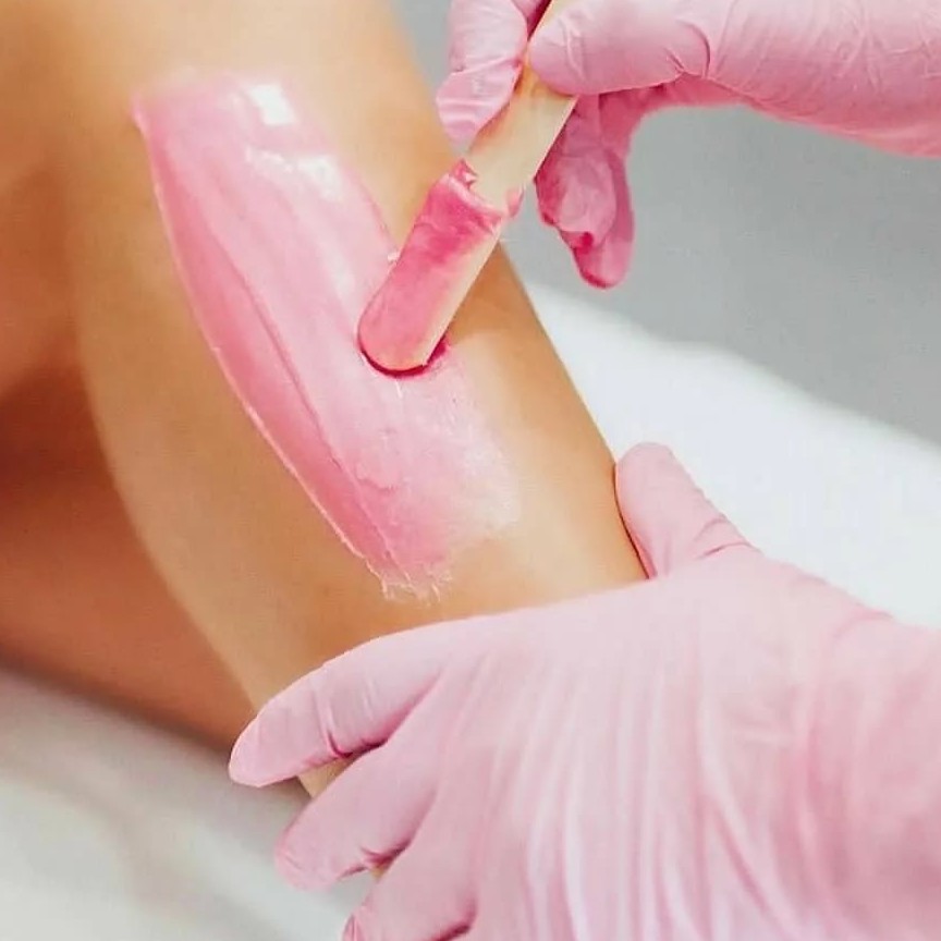 Ягодицы.  депиляция