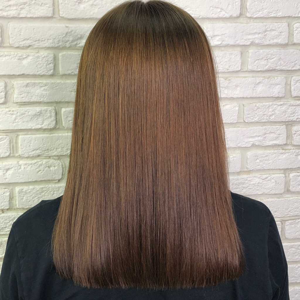 Мощный уход с УЗ утюгом (ниже плеч)