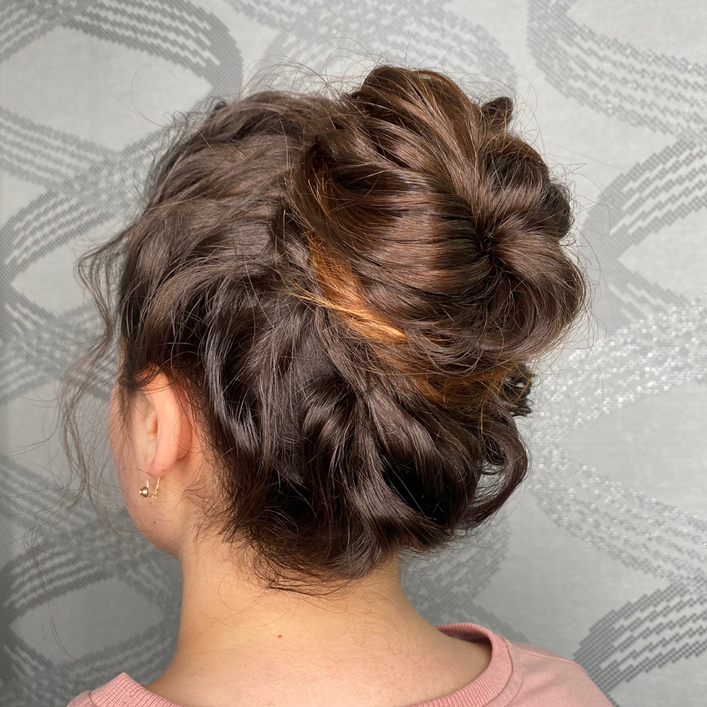 Прически собранные