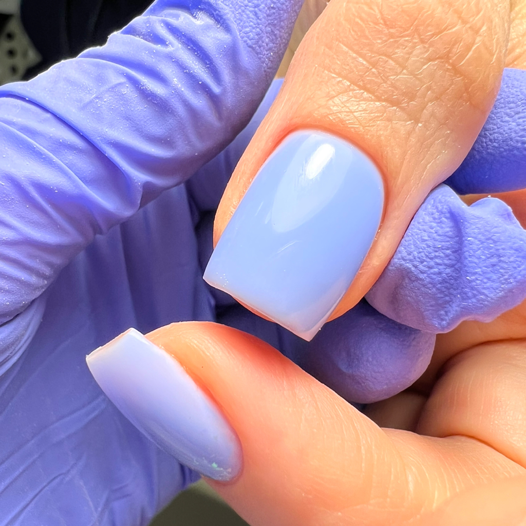 Комбиманикюр с покрытием гель-лак HARD (восстановление углов, ремонт, поднятие клюющих)