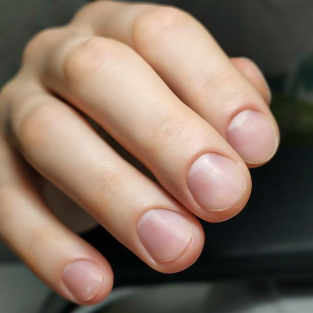 Снятие покрытия+маникюр Space Fingers