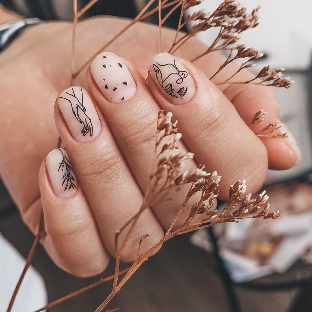 Маникюр гель-лак