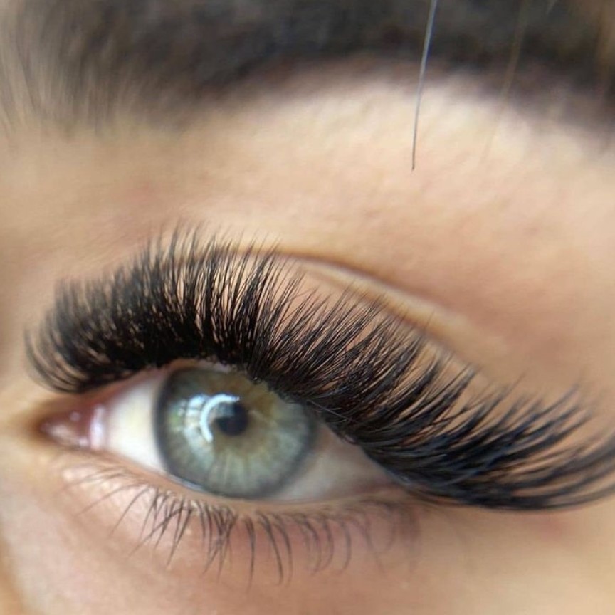 Наращивание ресниц объем 2D