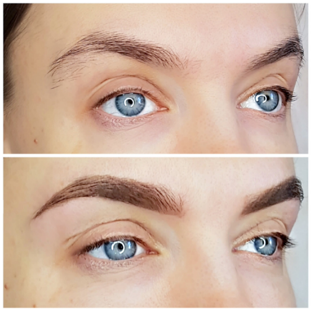 Окрашивание бровей (краска, хна)