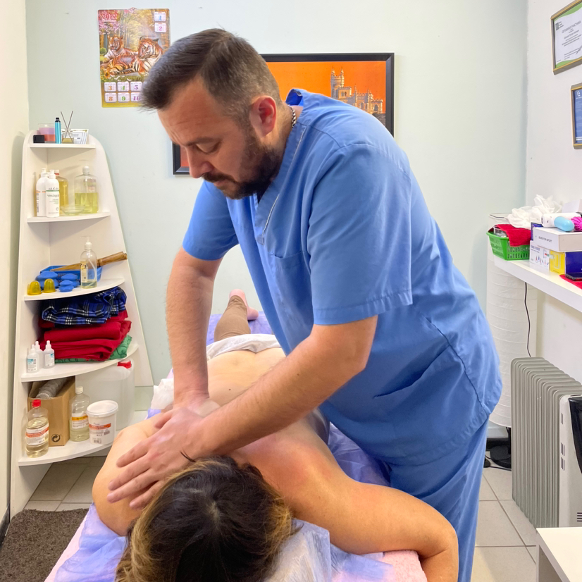 Массаж спины