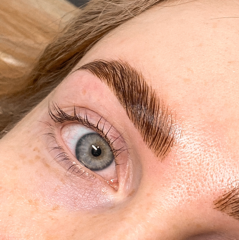 Ламинирование бровей+коррекция+окрашивание