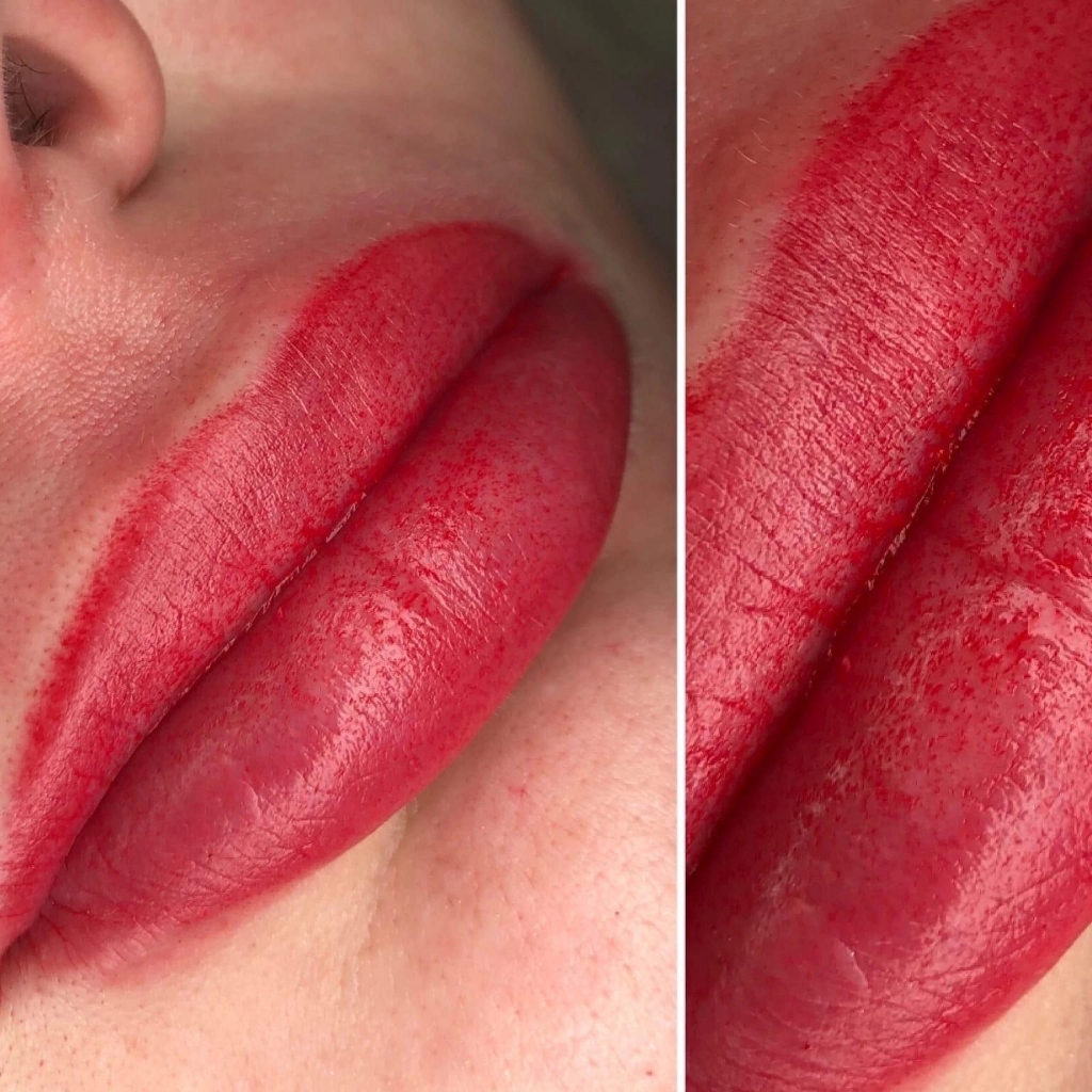 Перманентный макияж губы