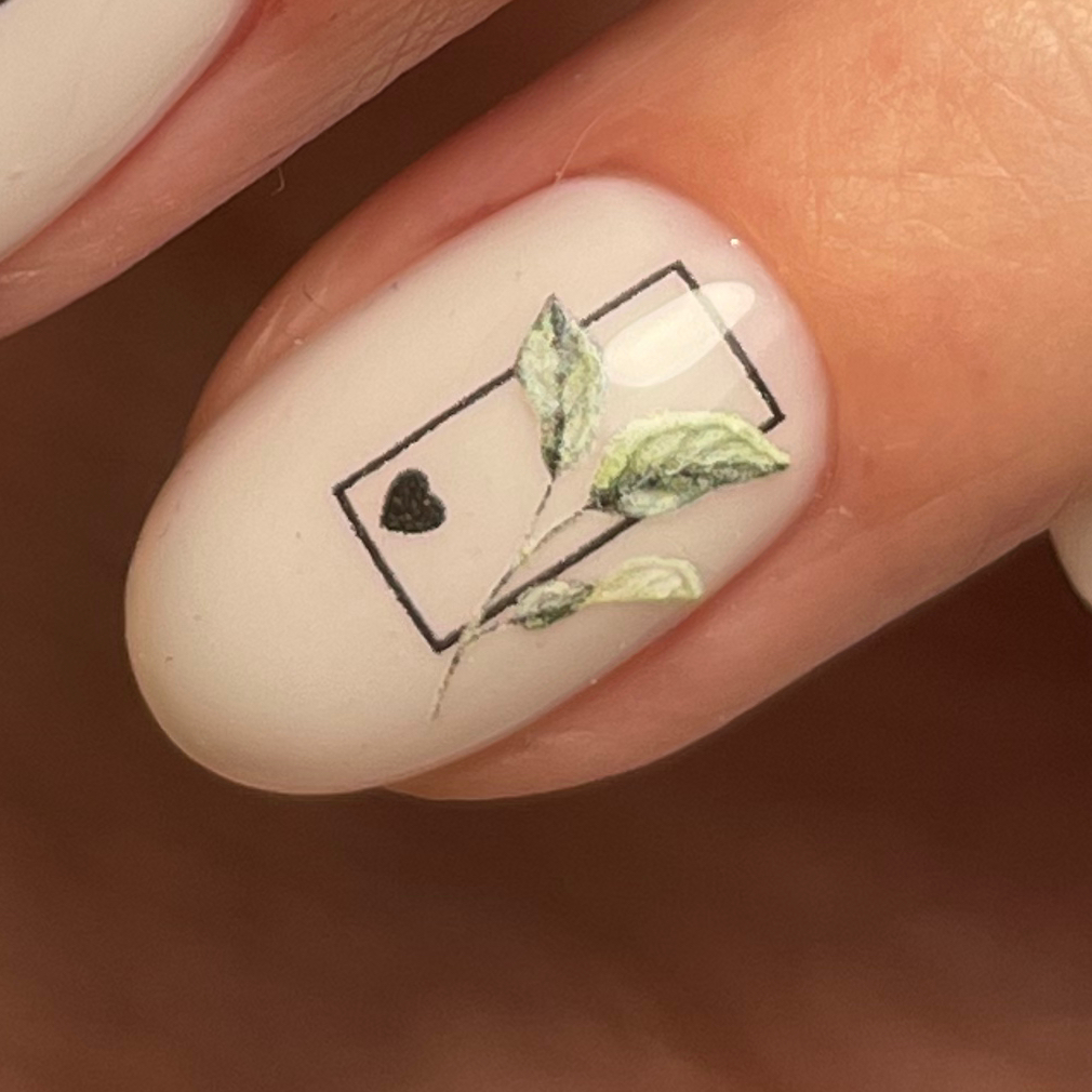 Дизайн простой 1 ноготь