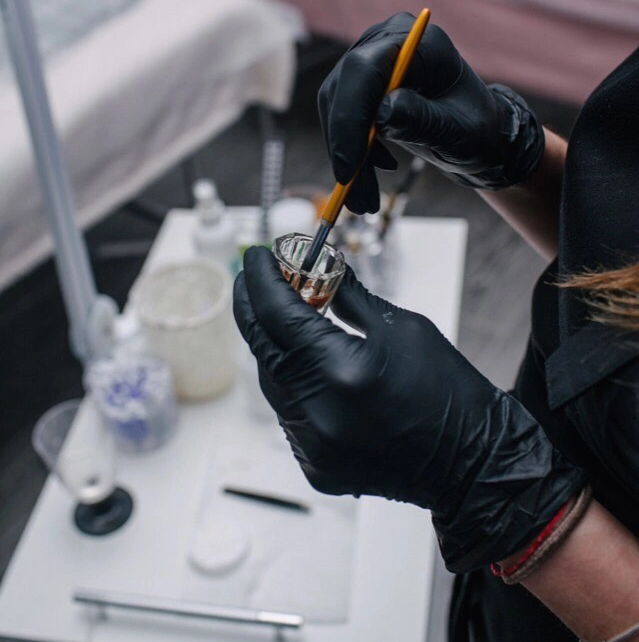 Окрашивание ресниц