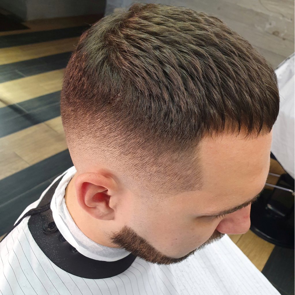 под машинку + борода