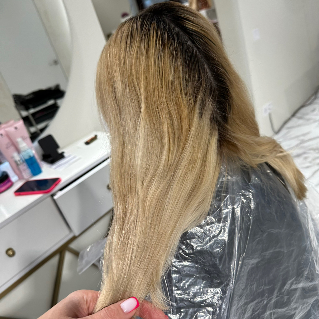 Выравнивание блонд