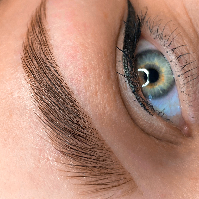 Лами бровей + коррекция + окрашивание