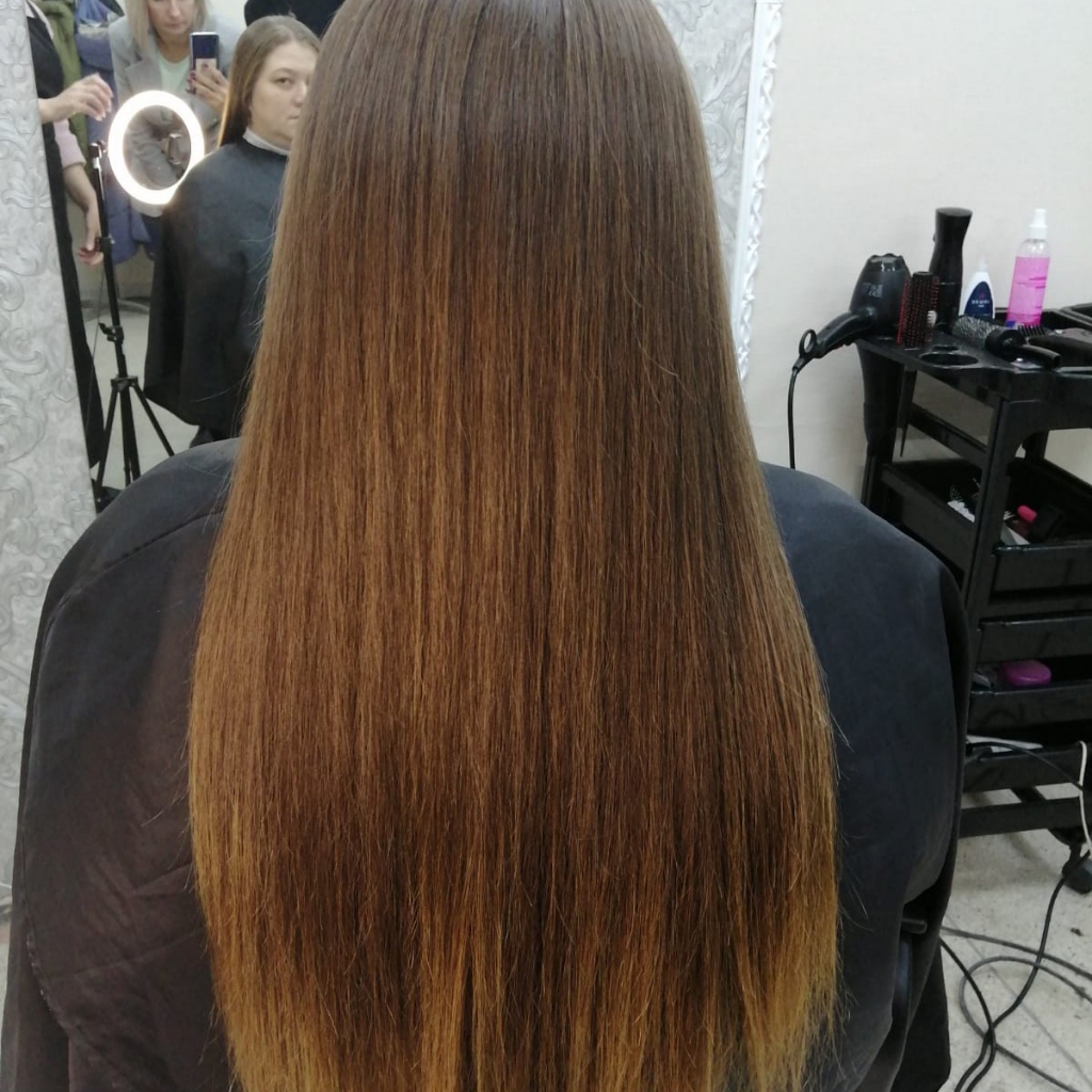 стрижка на длинные волосы