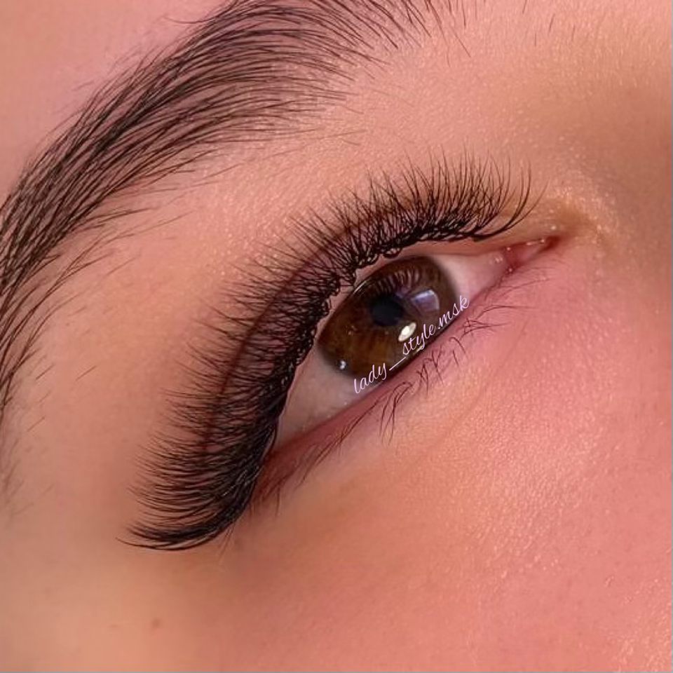 Наращивание ресниц объём-2D