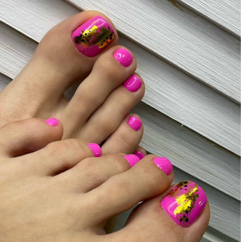 Педикюр на пальчики +покрытие гельлак