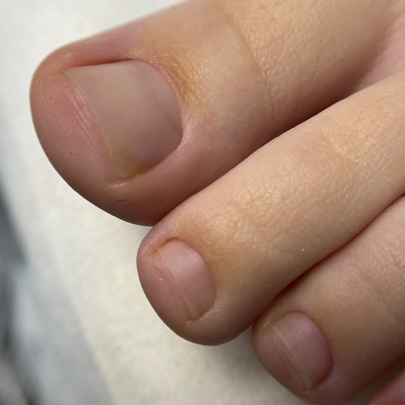 Педикюр без покрытия