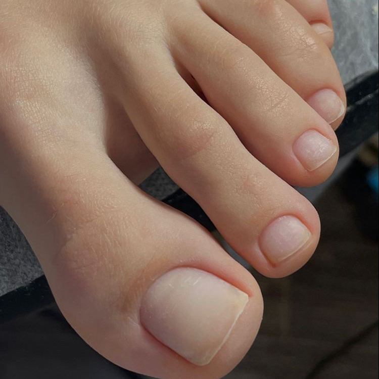 Педикюр без покрытия