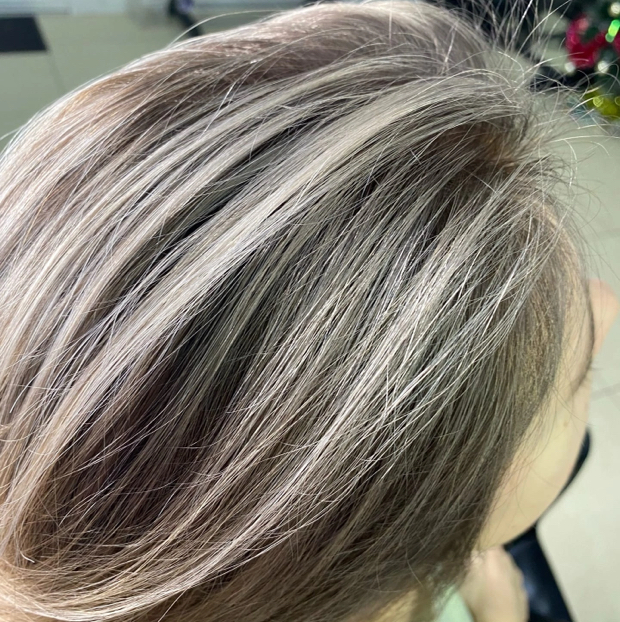 Сложное окрашивание в технике