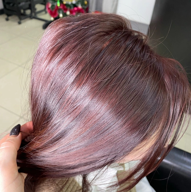 Стрижка+однотонное окрашивание