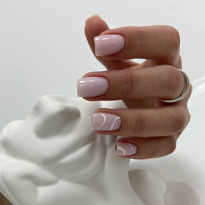 Маникюр с укреплением гель