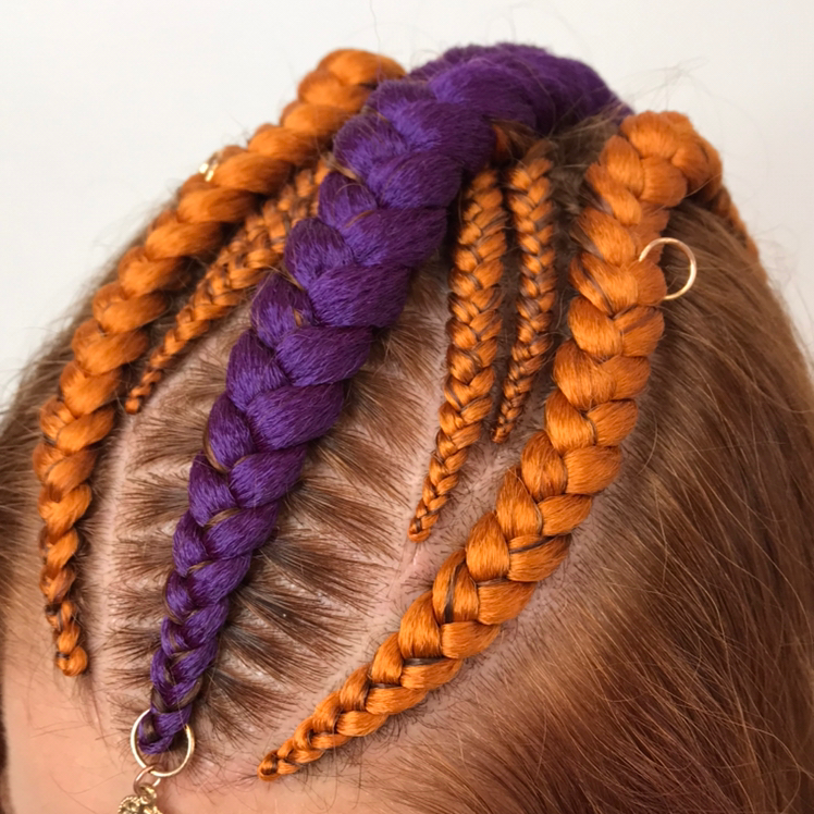 Корона из брейдов