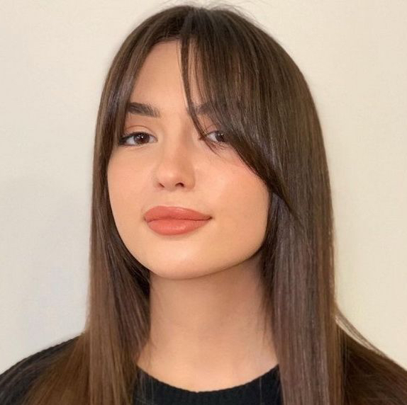 Стрижка челки