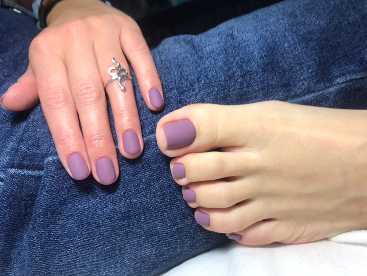 Педикюр+покрытие+снятие