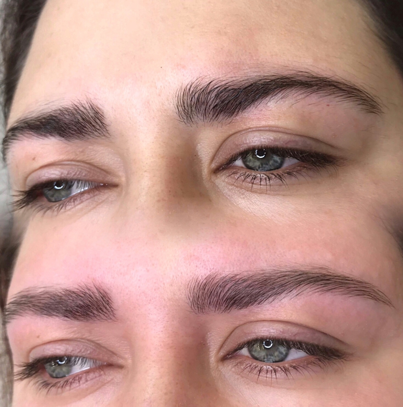 Коррекция бровей