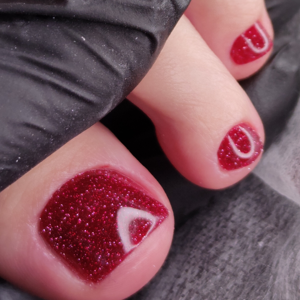 Гигиенический педикюр пальчиков + покрытие