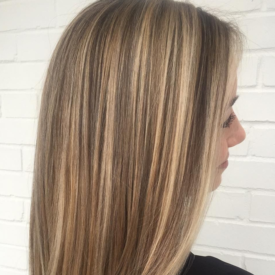 Мелирование классическое (длинный волос) + тонирование