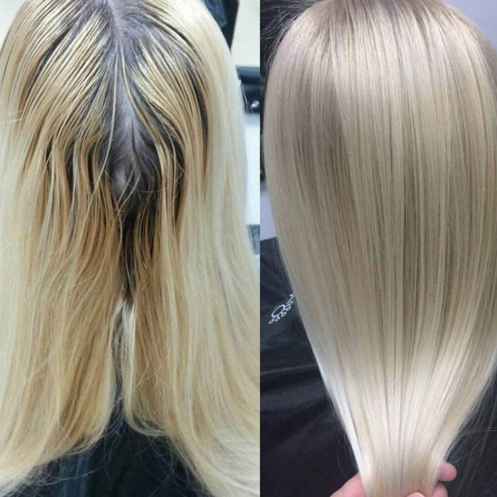 Окрашивание корней до 2х см