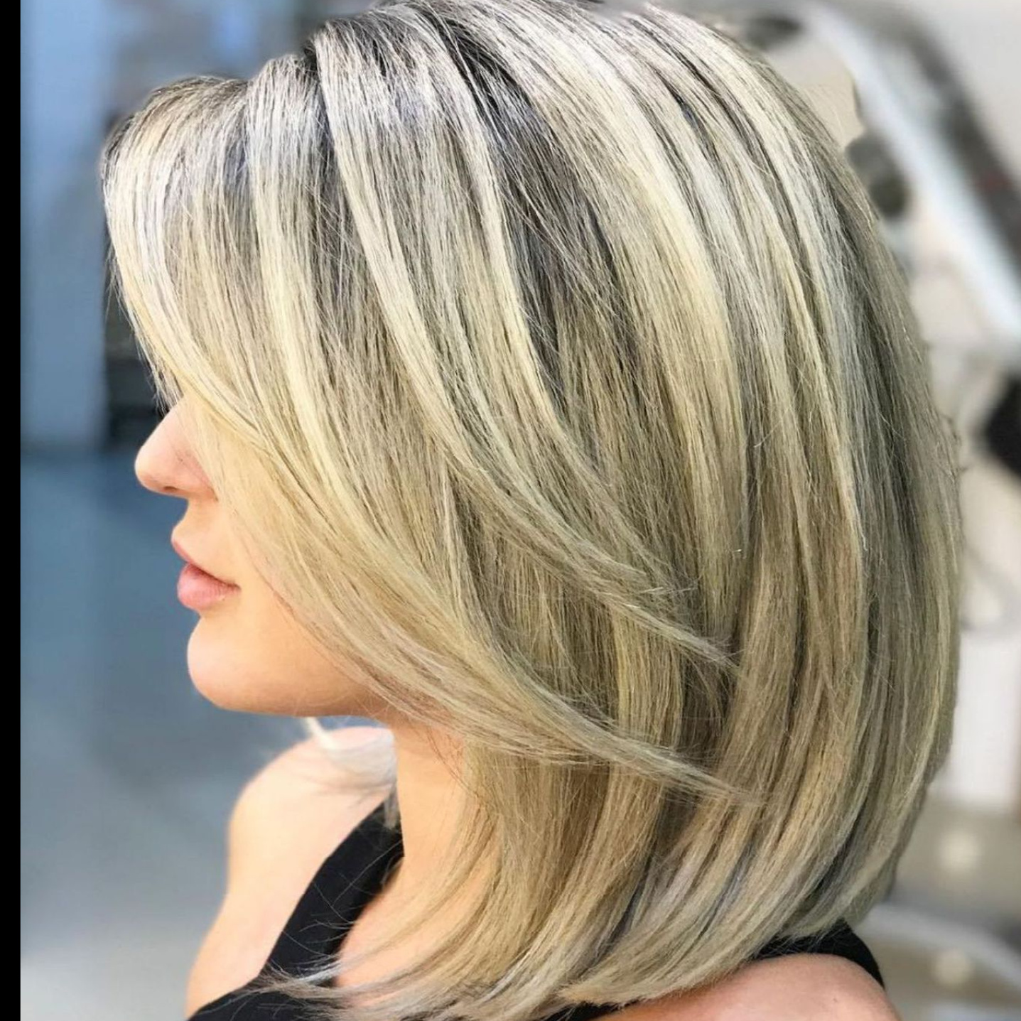 Мелирование классическое (средний волос) + тонирование