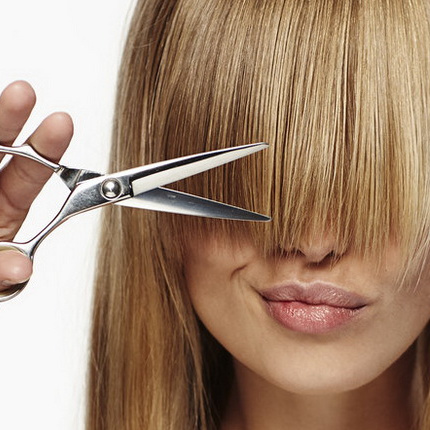 Коррекция челки