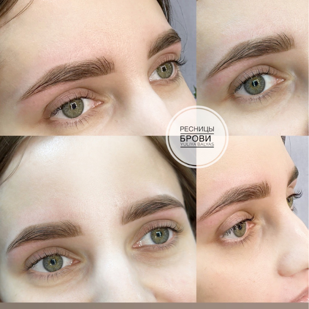 Архитектура бровей с окрашиванием КРАСКОЙ + коррекция пинцет/воск