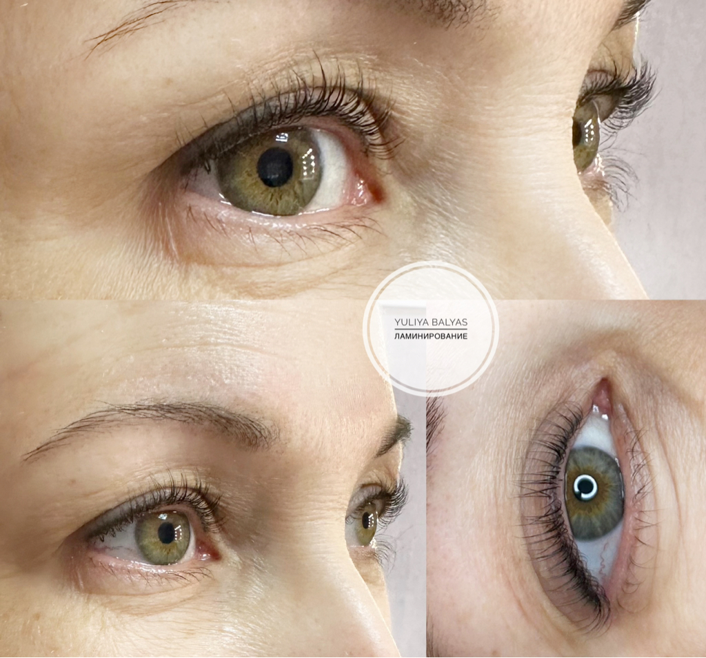 Ламинирование ресниц+ «здоровое окрашивание» краской