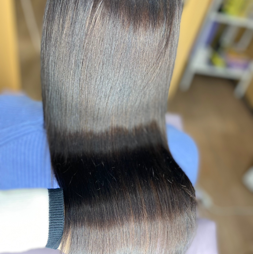 Кератиновое выпрямление волос