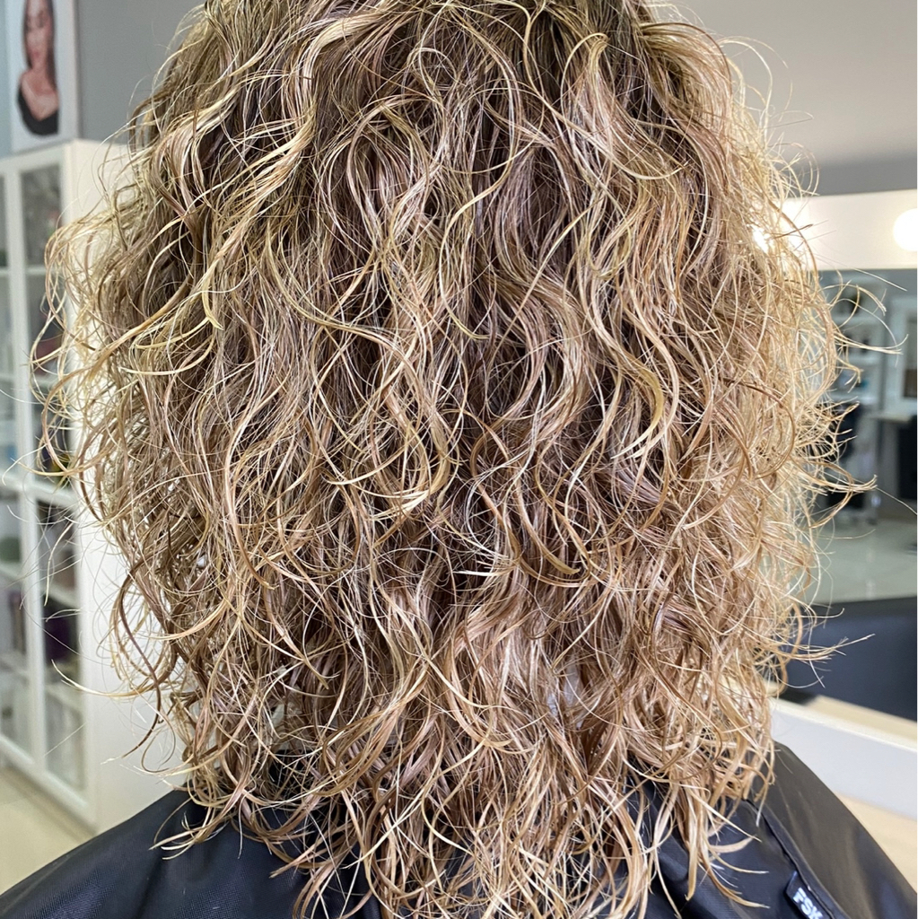 Молекулярное моделирование волос (завивка)