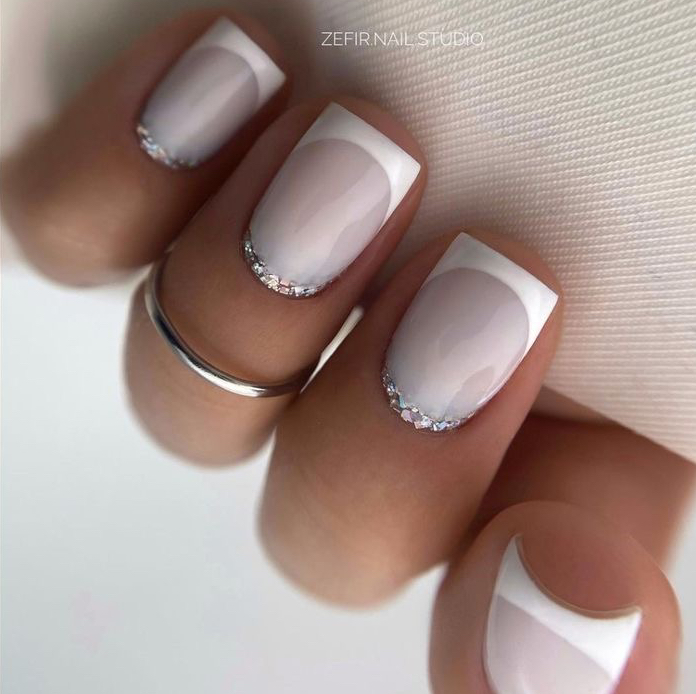 Френч, дизайн на каждый ноготь